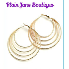 Load image into Gallery viewer, 3 Loop Hoop Earrings
