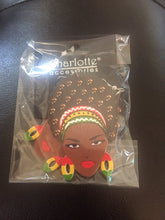 Load image into Gallery viewer, Black Woman Earrings
