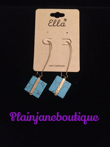 Stone Hanging Earrings