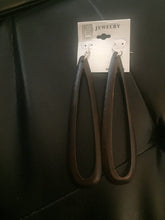 Load image into Gallery viewer, Long Wood Earrings
