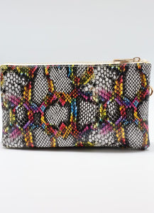 Cross-body Bag Snake Pink Multi