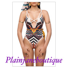 Load image into Gallery viewer, Printed one piece swimsuits
