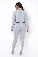 Load image into Gallery viewer, Two Piece Sweater Pants Set
