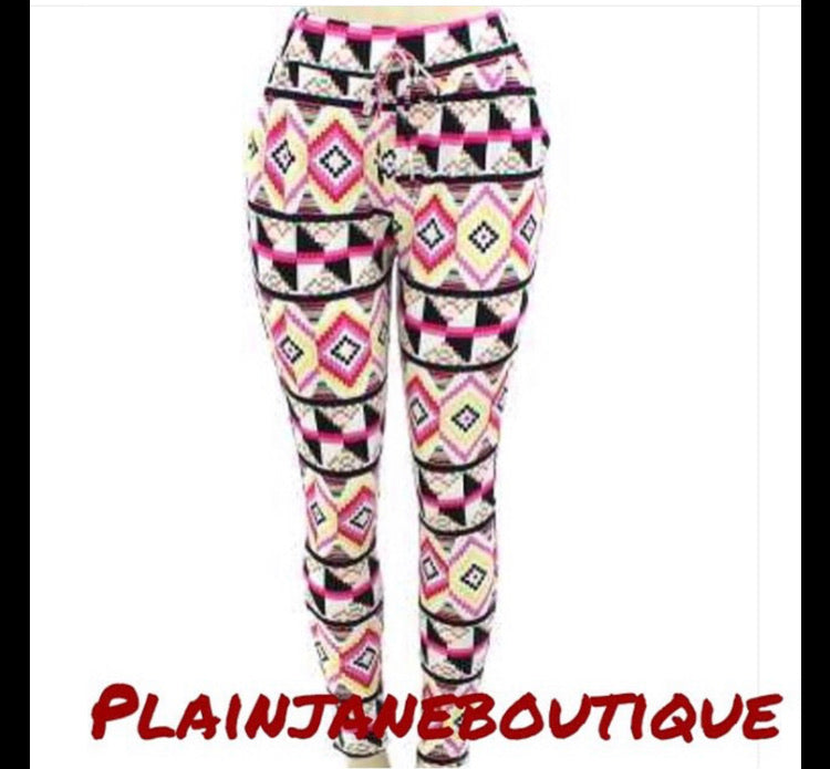 Multicolored Jogger Pants