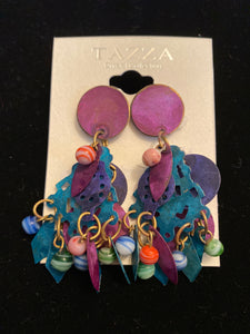 Multicolored Hanging Earrings