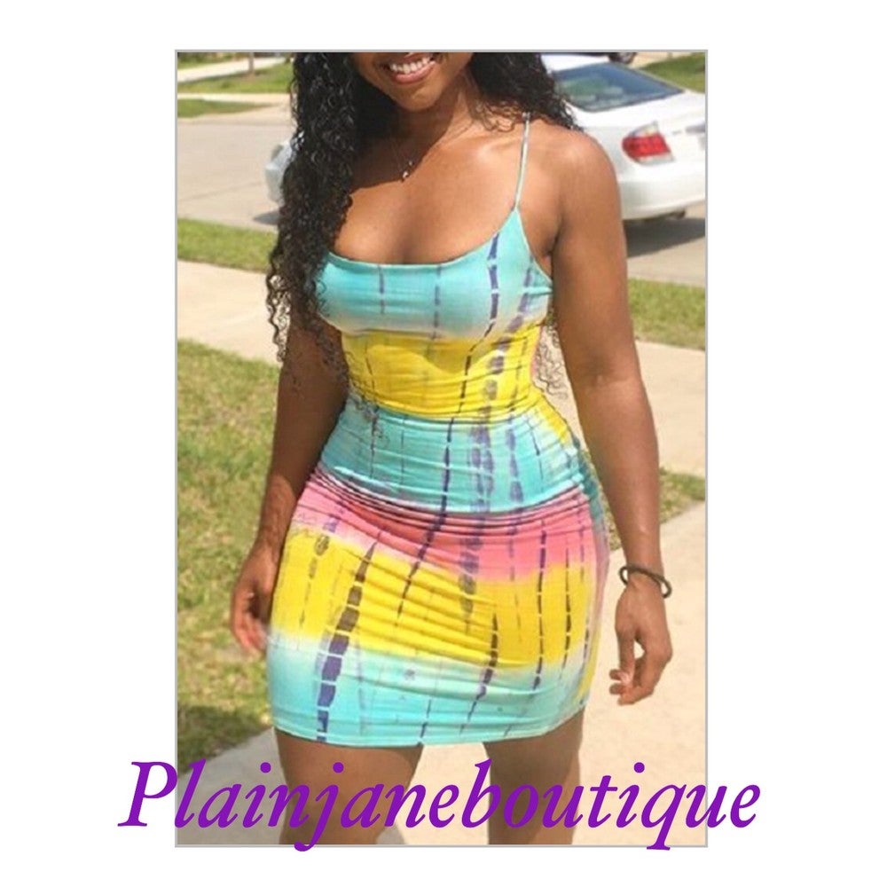 Tie Dye Summer Dress